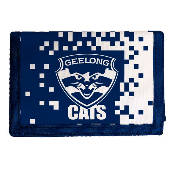 Geelong Cats AFL Money Wallet Coin Note and Card Compartments