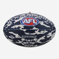 Geelong Cats AFL Size 5 Camo Synthetic Footy Football