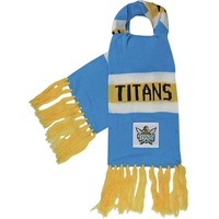 Gold Coast Titans Traditional NRL Bar Scarf Warm Winter Neckwear