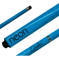 GRAFEX Pool Snooker Billiard Cue Kids Children Short 52" NEON BLUE Graphite