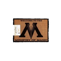 Harry Potter Ministry Of Magic Welcome Man Cave Door Mat