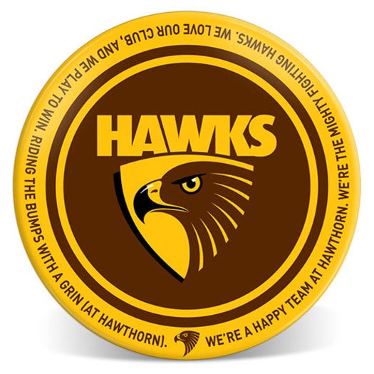 Hawthorn Hawks AFL 20cm Melamine Dinner Plate