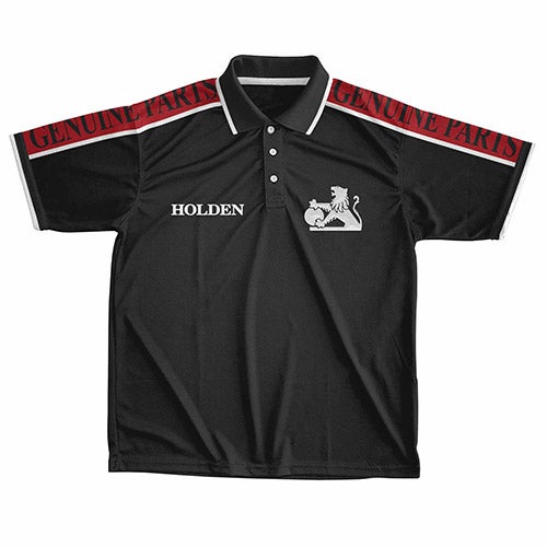 Holden Men's Black Red Polo T-Shirt