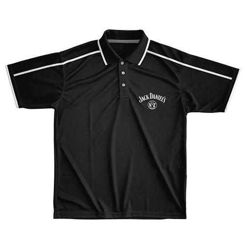 Jack Daniels Lightweight Sports Polo Tee T Shirt