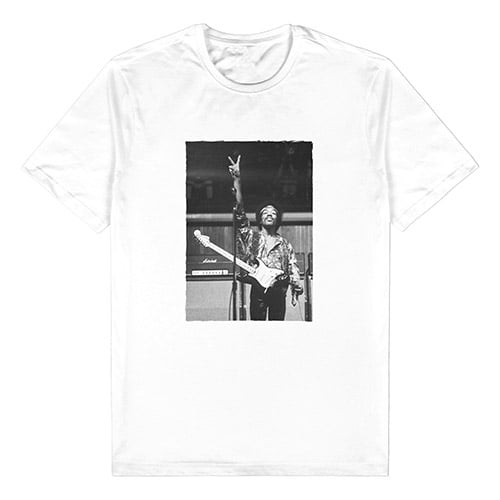 Jimi Hendrix White T Shirt