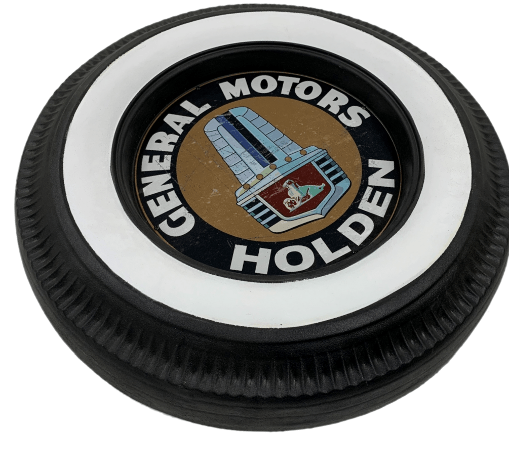 LARGE Holden Heritage General Motors Tyre Metal Wall Sign