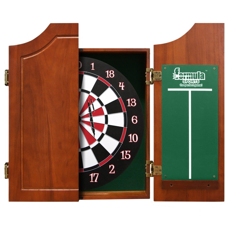 Buy Longhorn Dart Board Walnut Colour Solid Wood Dartboard 6 x