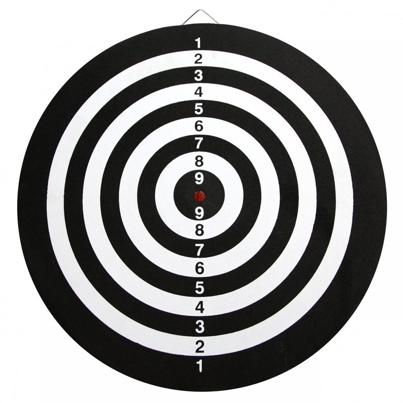 Buy Longhorn Dart Board Walnut Colour Solid Wood Dartboard 6 x