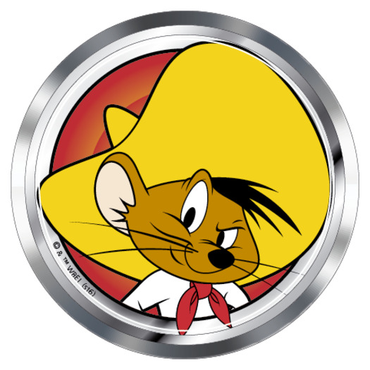 SPEEDY GONZALES™ Running in Color Classic Round Sticker SPEEDY GONZALES™ Running in Color Classic Round Sticker