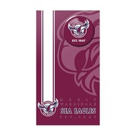 Manly Warringah Sea Eagles NRL Greeting Card with Badge Birthday Christmas Mothers day Fathers Day
