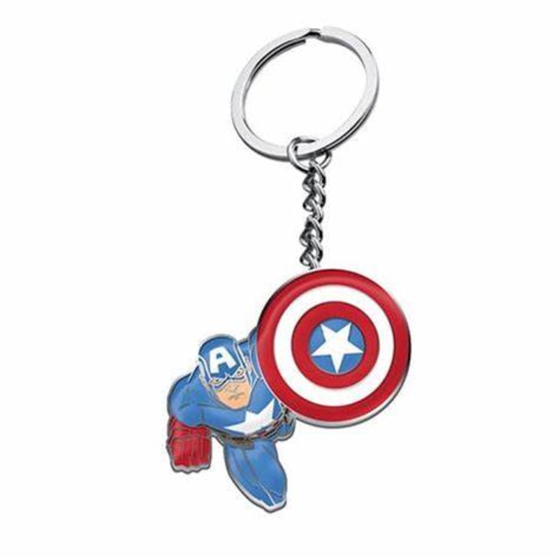 Buy Marvel Captain America Metal Keyring Key Ring - MyDeal