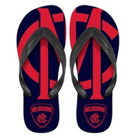 Melbourne Demons AFL Thongs Plugger Flip Flops