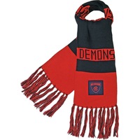 Melbourne Demons Traditional AFL Bar Scarf Warm Winter Neckwear
