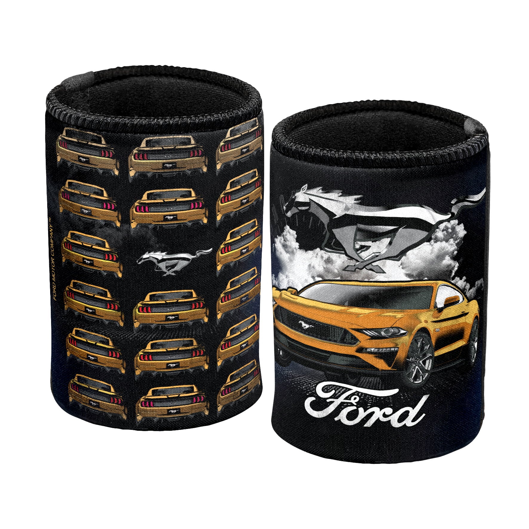 Ford Mustang Pony Can Cooler Stubby Holder