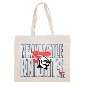 Newcastle Knights NRL Canvas Tote Carry Shopping Grocery Bag