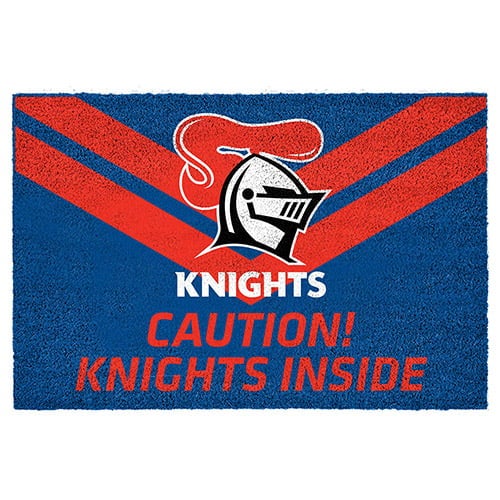 Newcastle Knights NRL Doormat for Home Man Cave Bar BBQ