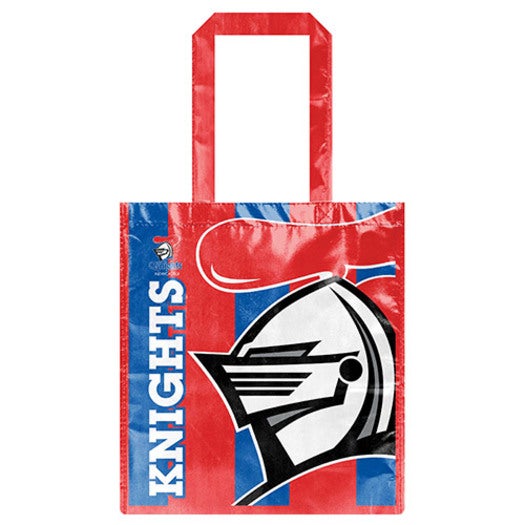 Newcastle Knights NRL Laminated Carry Shopping Grocery Bag