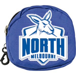 North Melbourne Kangaroos AFL Foldaway Shopping Grocery Tote Carry Bag Pouch Key Chain