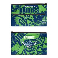 NRL Canberra Raiders QUALITY LARGE Pencil Case for School Work Stationary