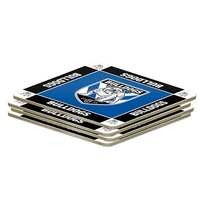 Canterbury Bulldogs NRL Cork Coasters Set of 4
