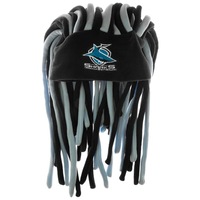 NRL Cronulla Sharks Dreadlock Hat Cap Beanie Game Day Party Gift