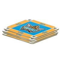Gold Coast Titans NRL Cork Coasters Set of 4