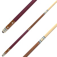 Nylon Wound Grip Timber Pool Snooker Billiard Table Cue RED