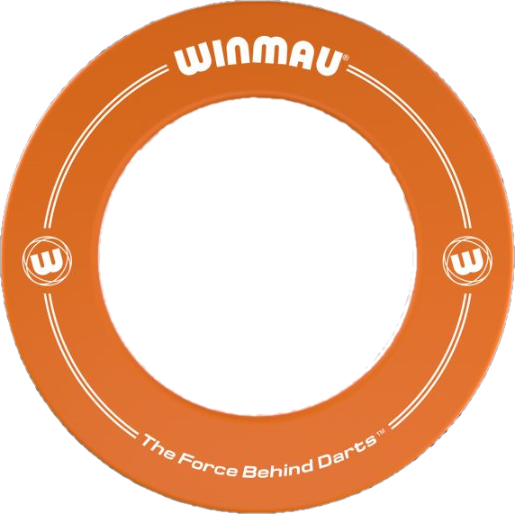 Orange WINMAU Professional Dart Board Surround one piece surround Made in the UK