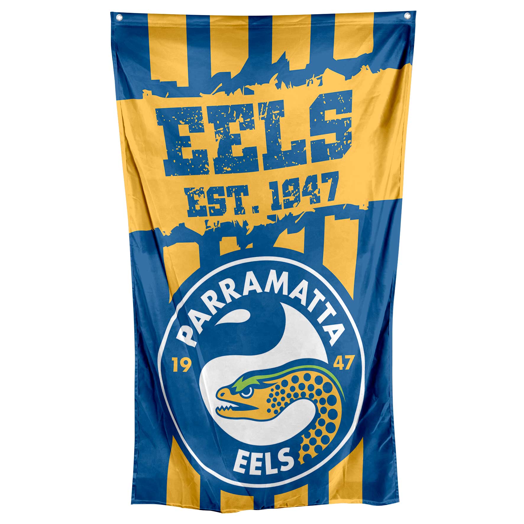 Parramatta Eels Blue & Gold Army NRL Cape Wall Flag Banner