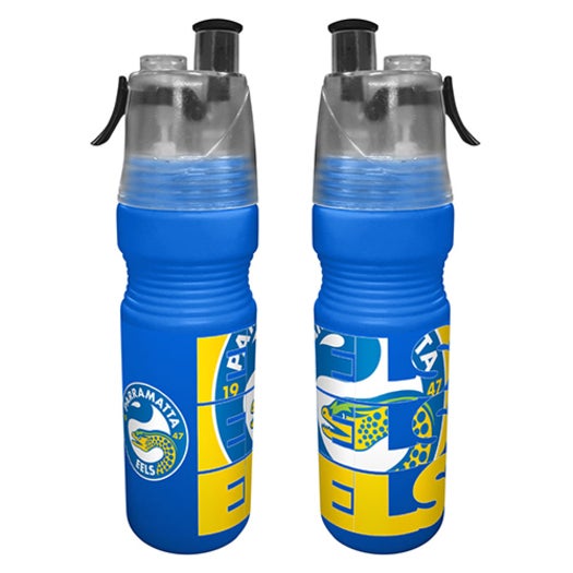 Parramatta Eels NRL Misting Drink Bottle & Water Mister