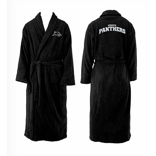 Penrith Panthers NRL Adult Polyester Dressing Gown Bath Robe