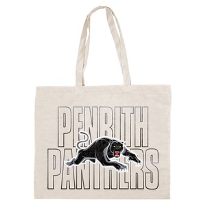 Penrith Panthers NRL Canvas Tote Carry Shopping Grocery Bag