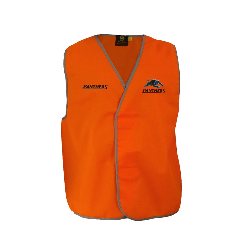 Buy Penrith Panthers NRL HI VIS Safety Work Vest Shirt ORANGE MyDeal