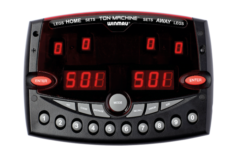 Professional Competition Winmau TON MACHINE Automatic Dart Board Scoreboard