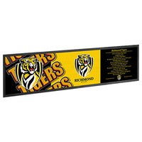 Richmond Tigers AFL Bar Mat Runner