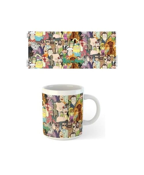 Rick and Morty Characters Coffee Mug Cup