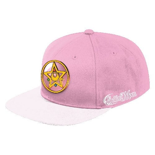 Sailor Moon Metal Star Badge Flat Peak Hat Cap with Snap Back