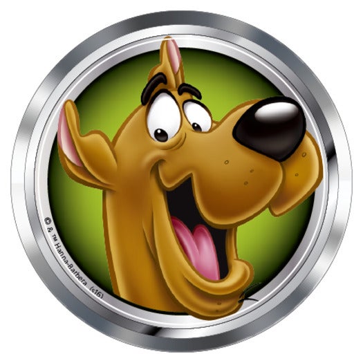 Scooby-Doo Happy Scooby Premium 3D Chrome Decal Sticker Badge Emblem