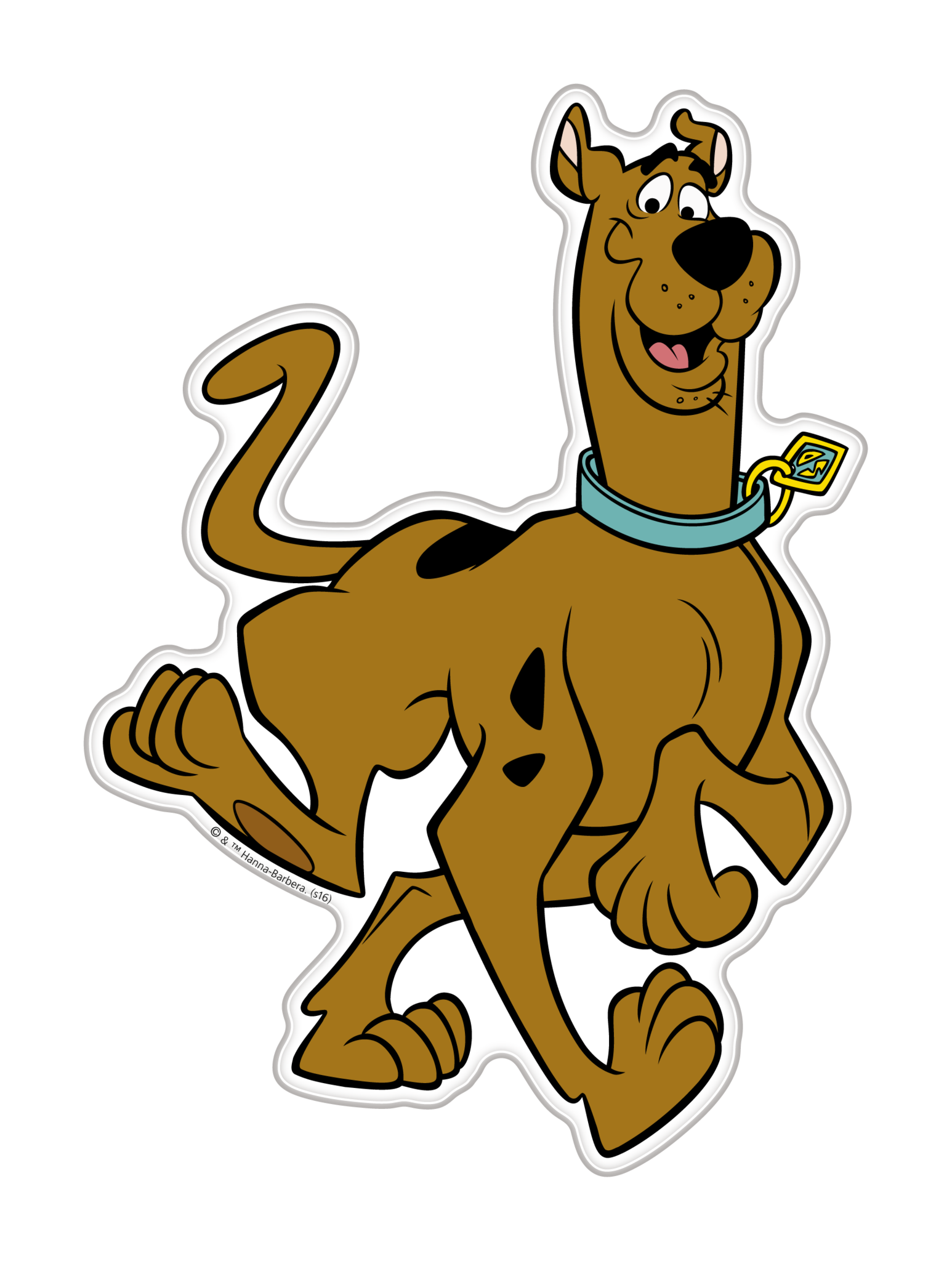 Scooby-Doo Premium Character Domed Logo Automotive Decal Sticker Badge Emblem