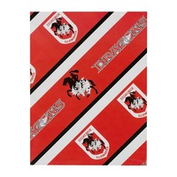 St George Illawarra Dragons NRL GIFT WRAP Wrapping Paper