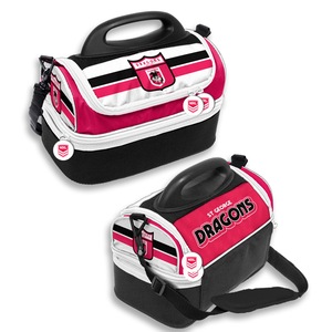 St George Illawarra Dragons NRL Retro Design Insulated School Lunch Box dome Cooler BAG