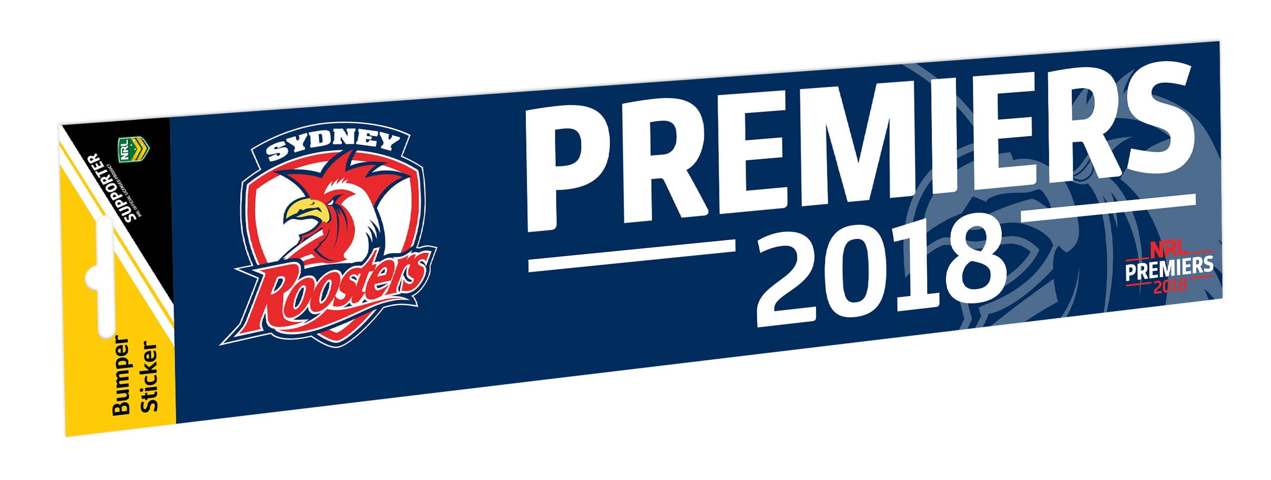 Sydney Roosters NRL 2018 Premiership Premiers Car Window MEGA Decal Sticker 