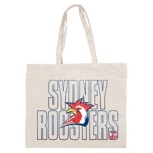 Sydney Roosters NRL Canvas Tote Carry Shopping Grocery Bag