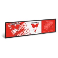 Sydney Swans AFL Bar Mat Runner