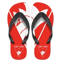 Sydney Swans AFL Thongs Plugger Flip Flops