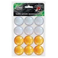 Formula Sports Table Tennis Ping Pong Balls Orange White 12 Pack