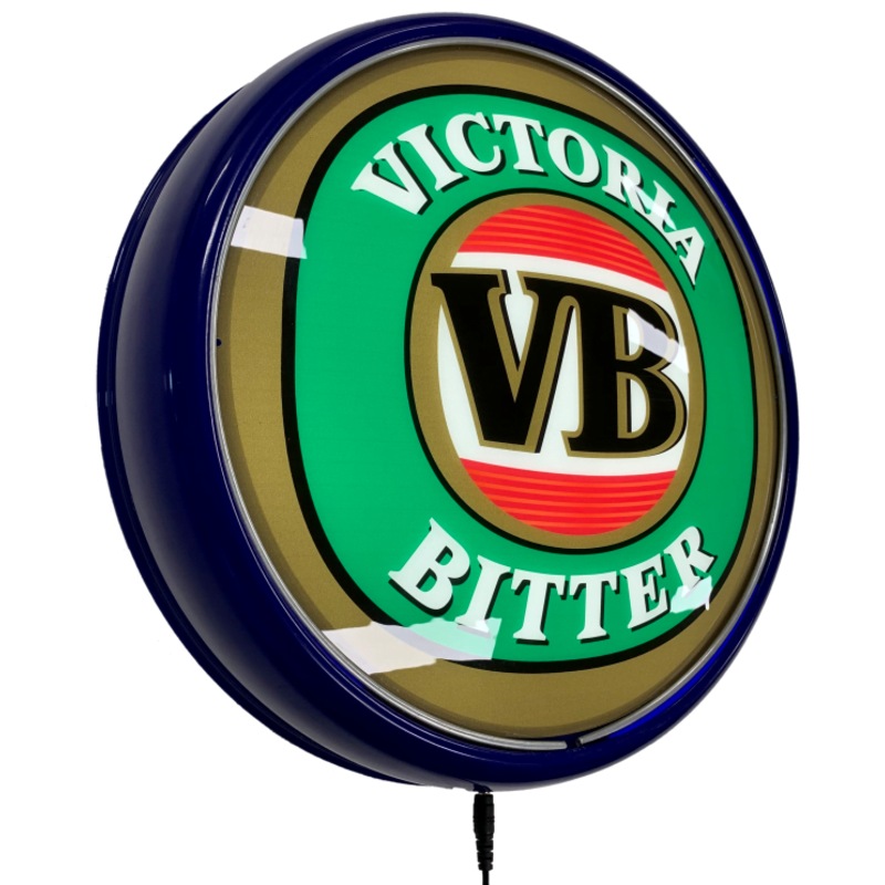 Buy VB Victoria Bitter Beer LED Bar Lighting Wall Sign Light Button