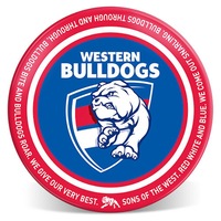 Western Bulldogs AFL 20cm Melamine Dinner Plate
