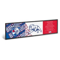 Western Bulldogs AFL Bar Mat Runner