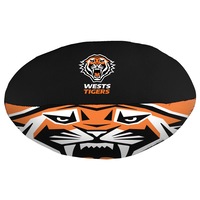 Wests Tigers NRL Plush Football Ball Soft Sublimated Team Jersey Print